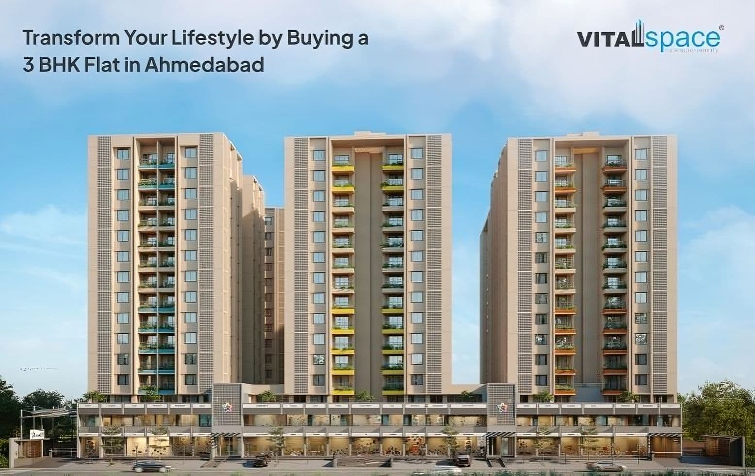 Transform Your Lifestyle by Buying a 3 BHK Flat in Ahmedabad