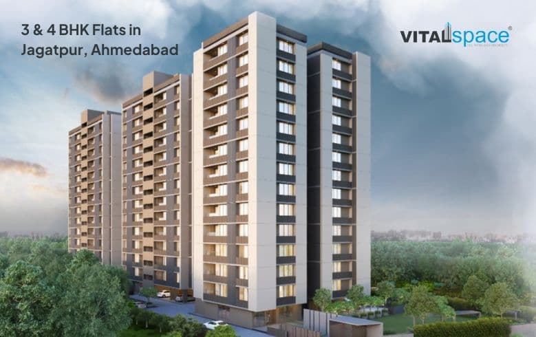 3 &amp; 4 BHK Flats in Jagatpur