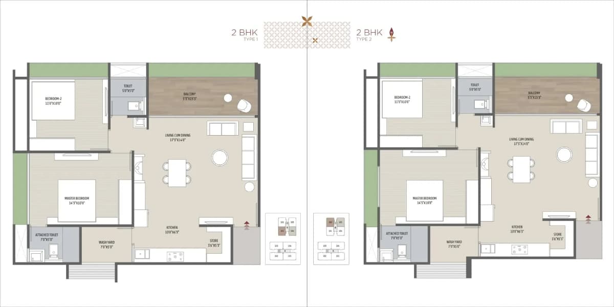 Ideal Ixora 2 & 3 BHK - Vitalspace Ideal Ixora 2 & 3 BHK - Vitalspace